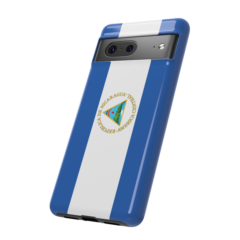 Nicaragua Flag Tough Phone Case - Irie Blues Boutique