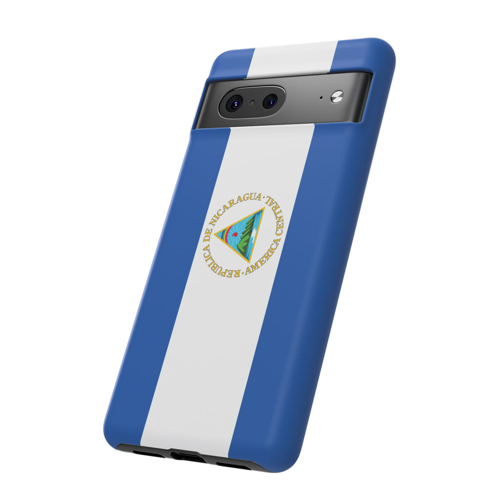 Nicaragua Flag Tough Phone Case - Irie Blues Boutique