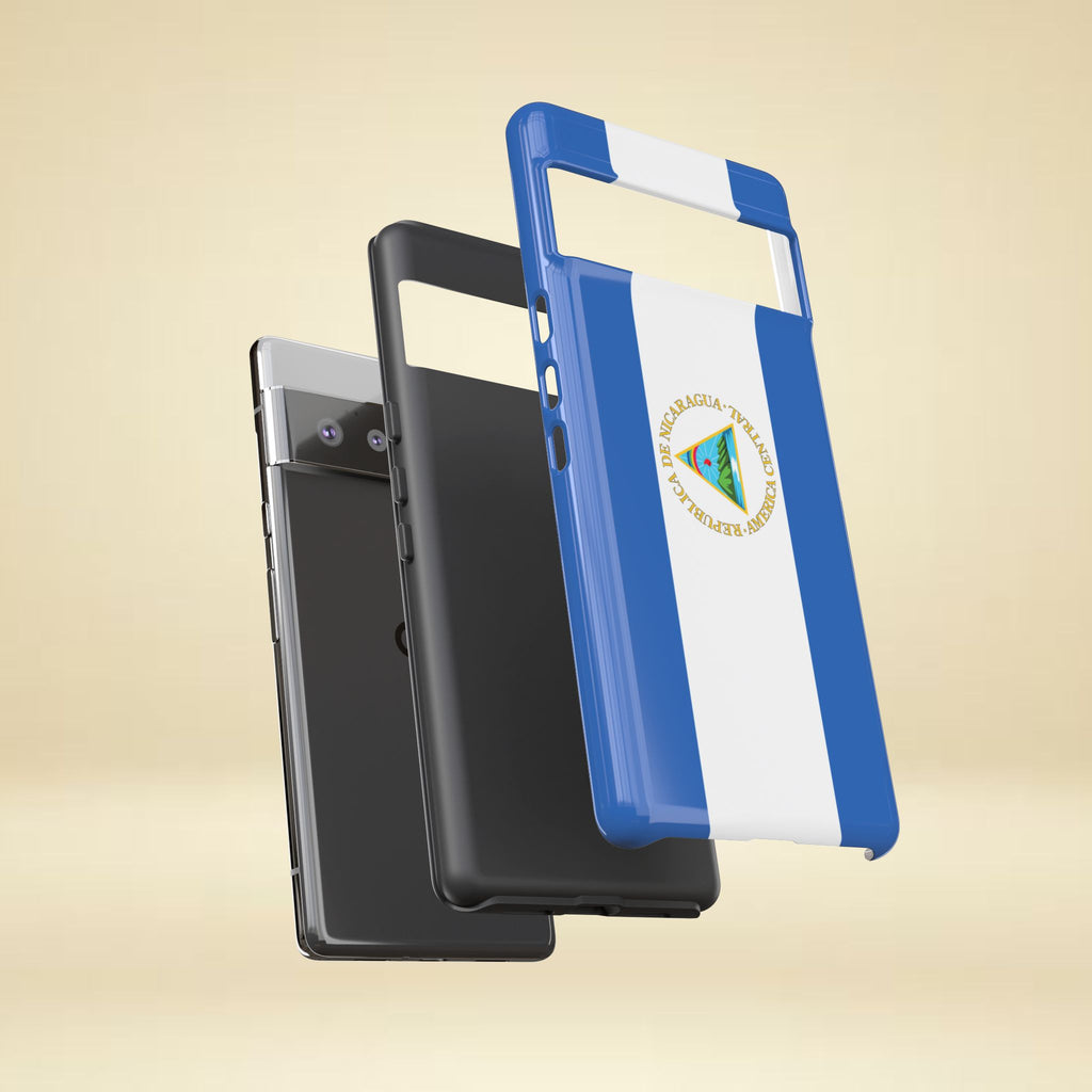 Nicaragua Flag Tough Phone Case - Irie Blues Boutique