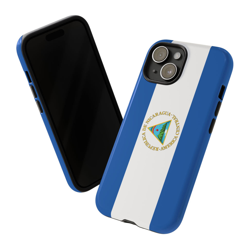Nicaragua Flag Tough Phone Case - Irie Blues Boutique