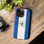 Nicaragua Flag Tough Phone Case - Irie Blues Boutique