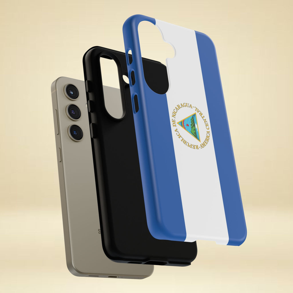 Nicaragua Flag Tough Phone Case - Irie Blues Boutique