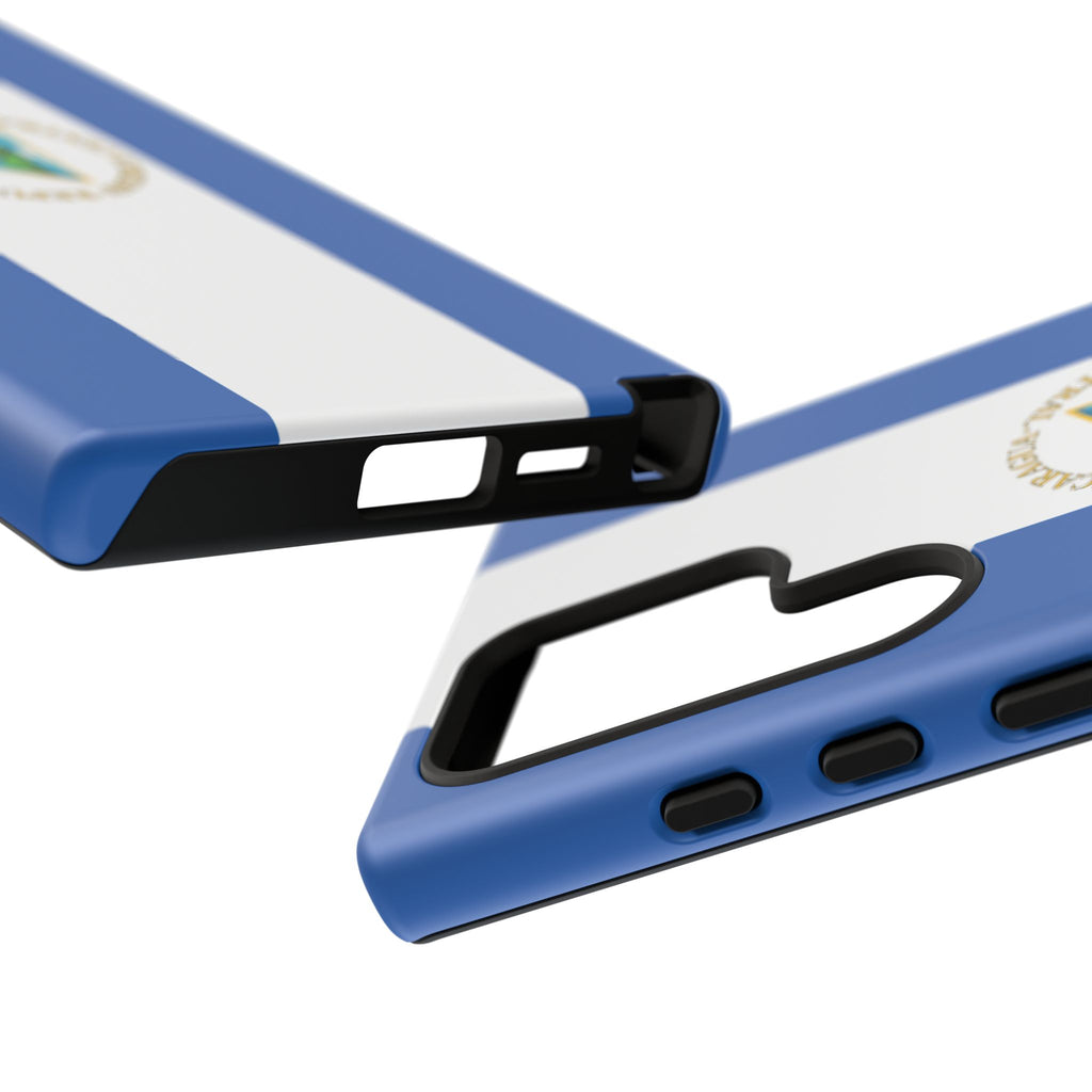 Nicaragua Flag Tough Phone Case - Irie Blues Boutique