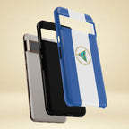 Nicaragua Flag Tough Phone Case - Irie Blues Boutique