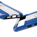 Nicaragua Flag Tough Phone Case - Irie Blues Boutique