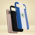 Nicaragua Flag Tough Phone Case - Irie Blues Boutique