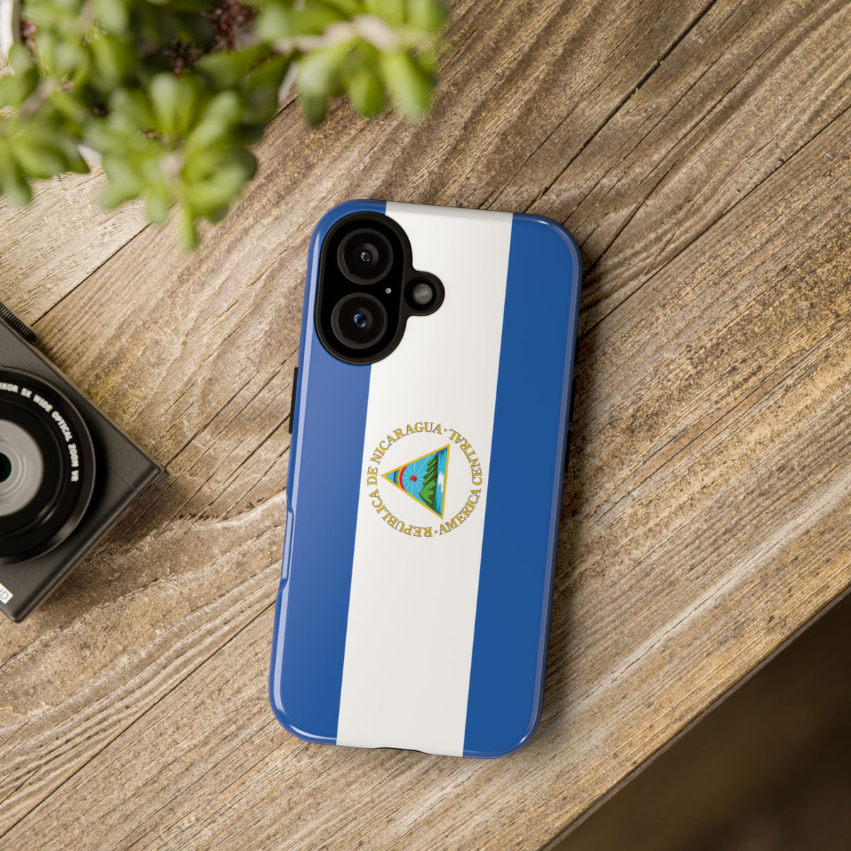 Nicaragua Flag Tough Phone Case - Irie Blues Boutique