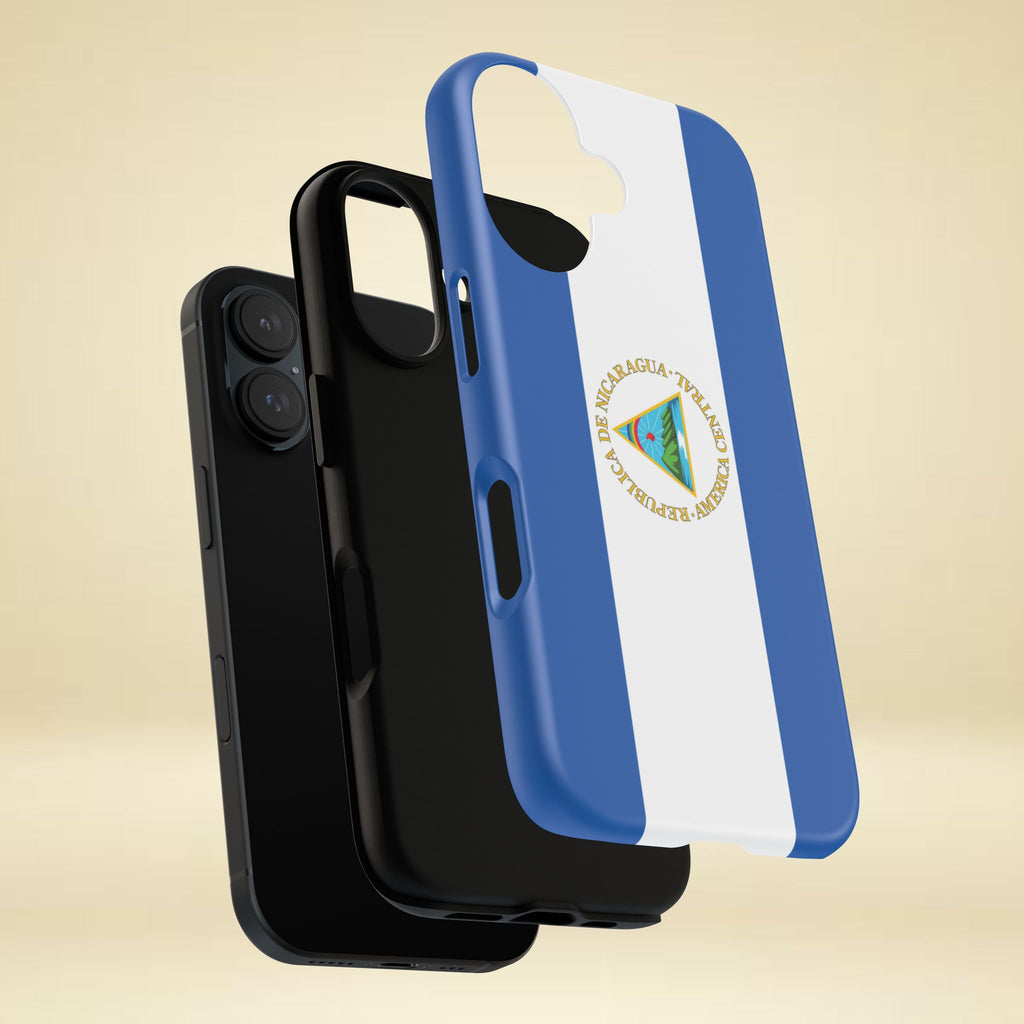 Nicaragua Flag Tough Phone Case - Irie Blues Boutique