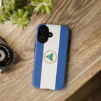 Nicaragua Flag Tough Phone Case - Irie Blues Boutique