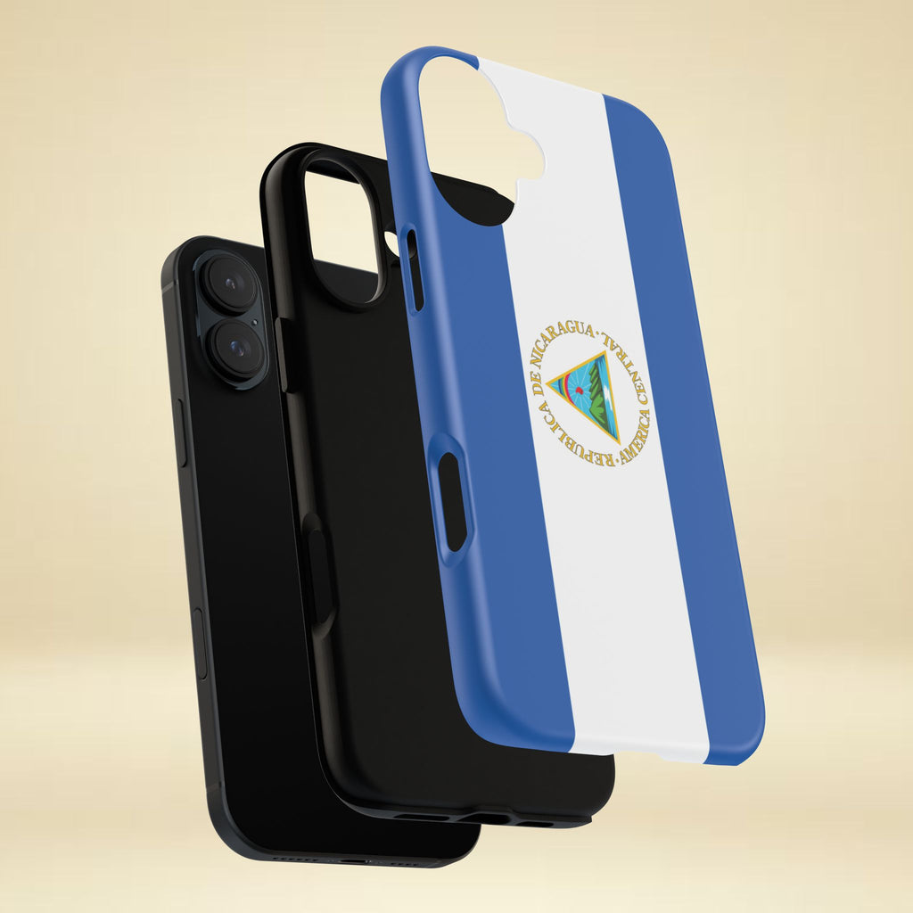 Nicaragua Flag Tough Phone Case - Irie Blues Boutique