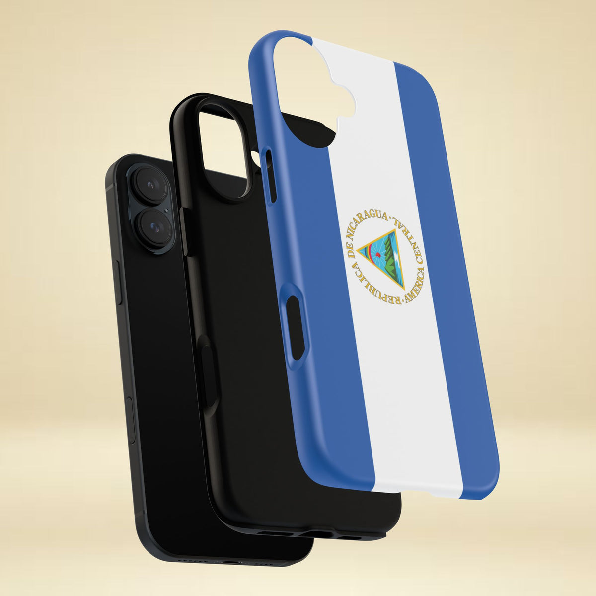 Nicaragua Flag Tough Phone Case - Irie Blues Boutique