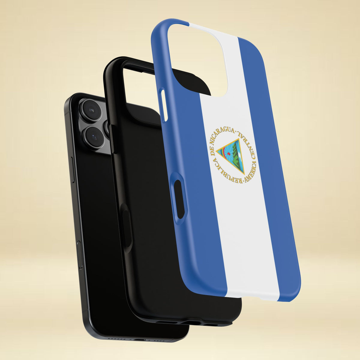 Nicaragua Flag Tough Phone Case - Irie Blues Boutique