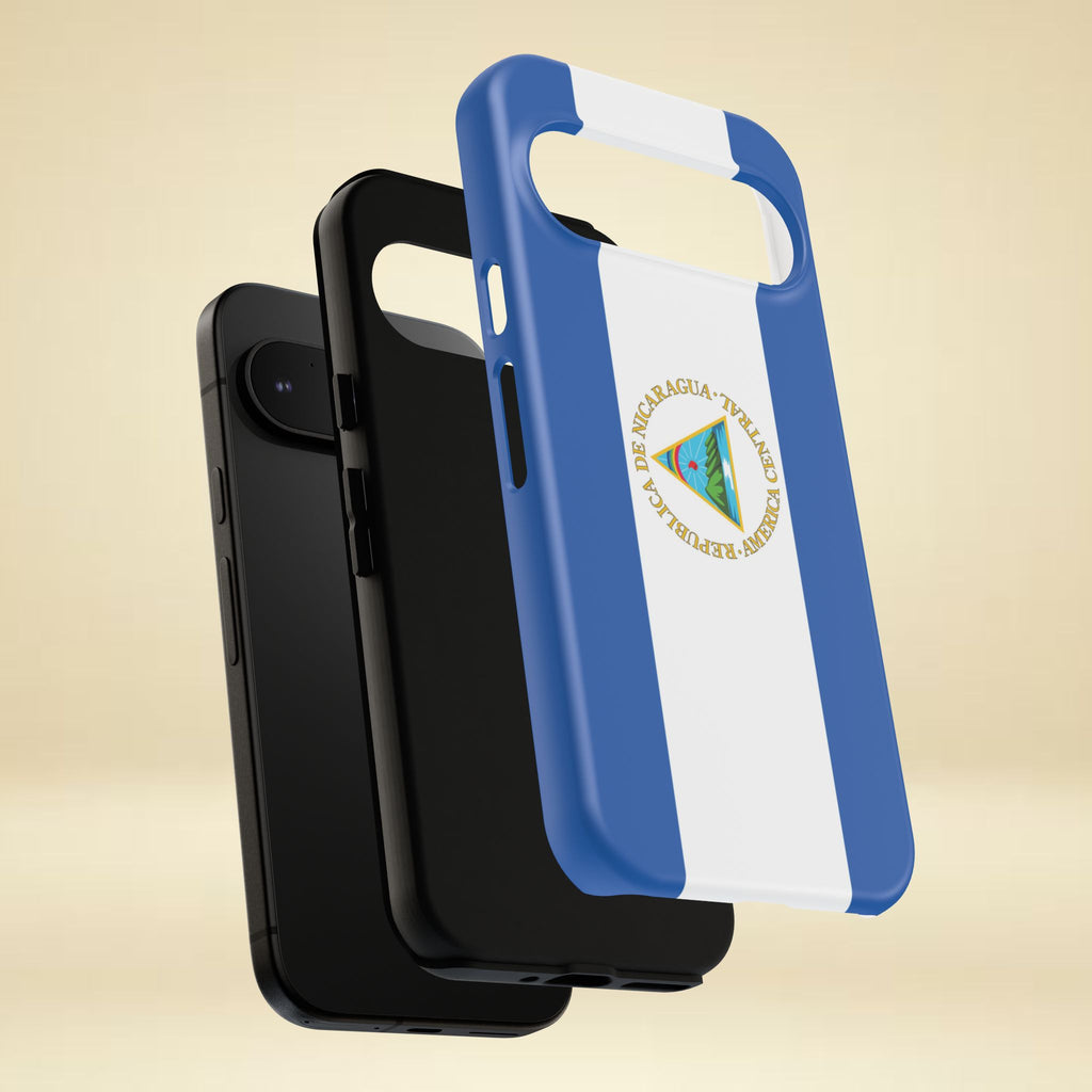 Nicaragua Flag Tough Phone Case - Irie Blues Boutique