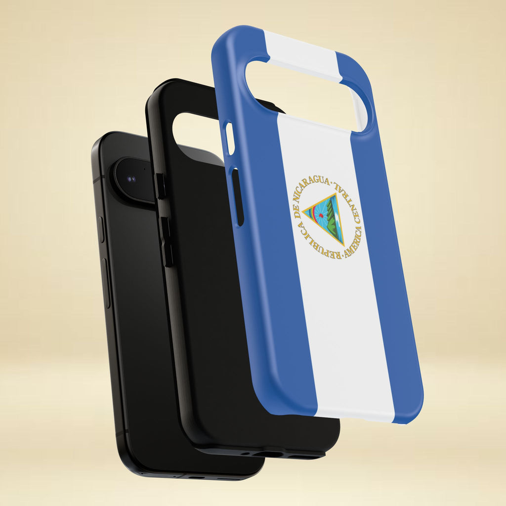 Nicaragua Flag Tough Phone Case - Irie Blues Boutique