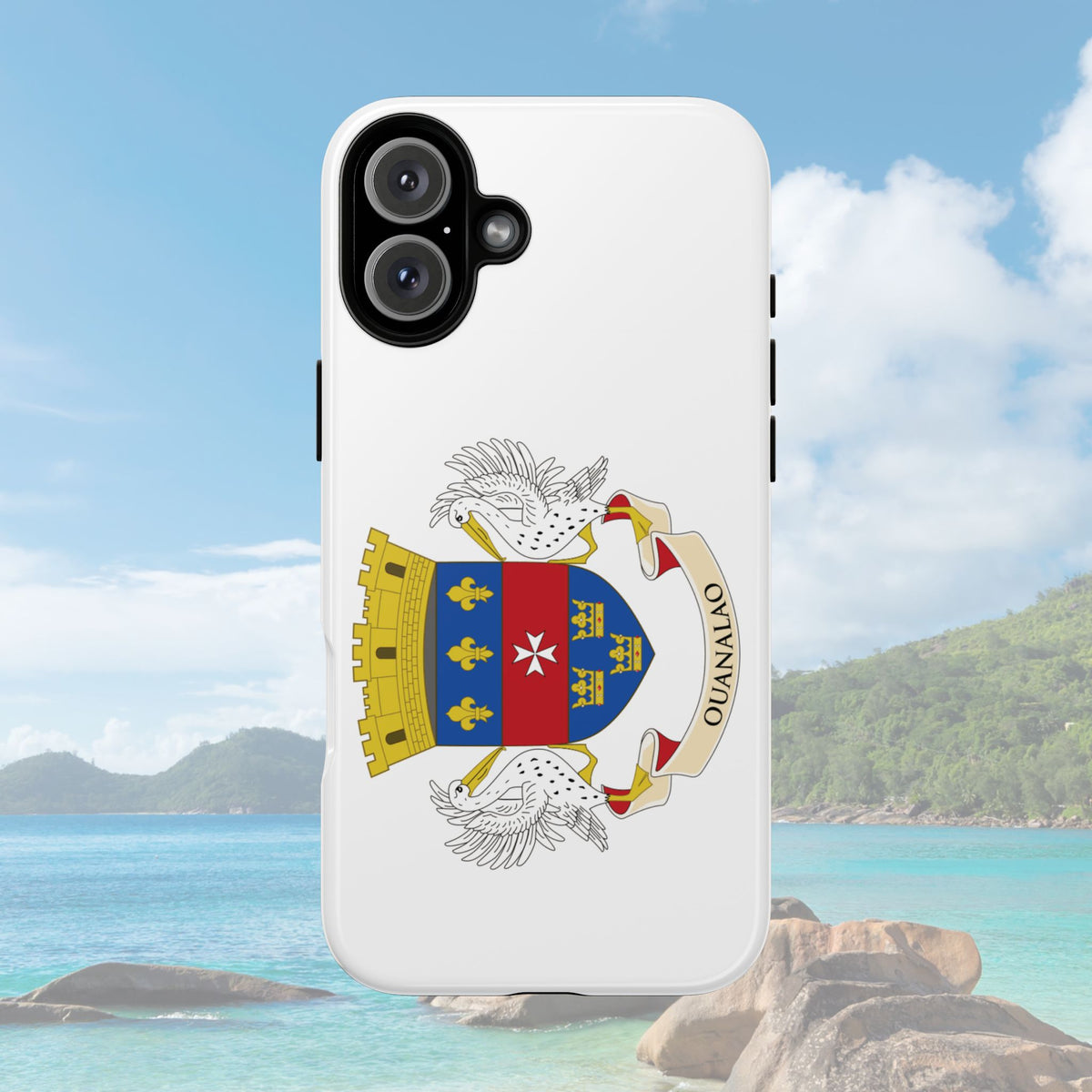 St Barthélemy Flag Tough Phone Case - Irie Blues Boutique