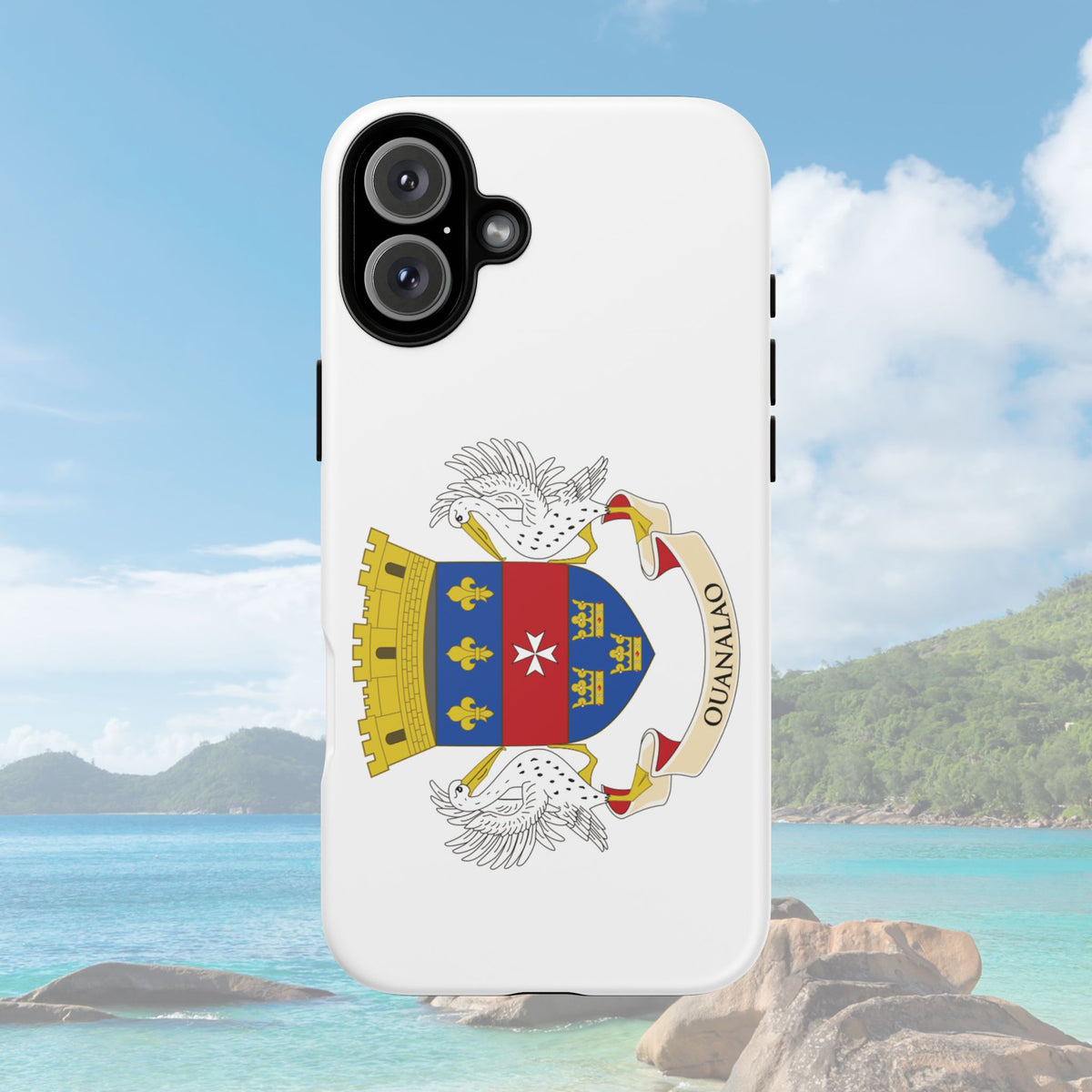 St Barthélemy Flag Tough Phone Case - Irie Blues Boutique