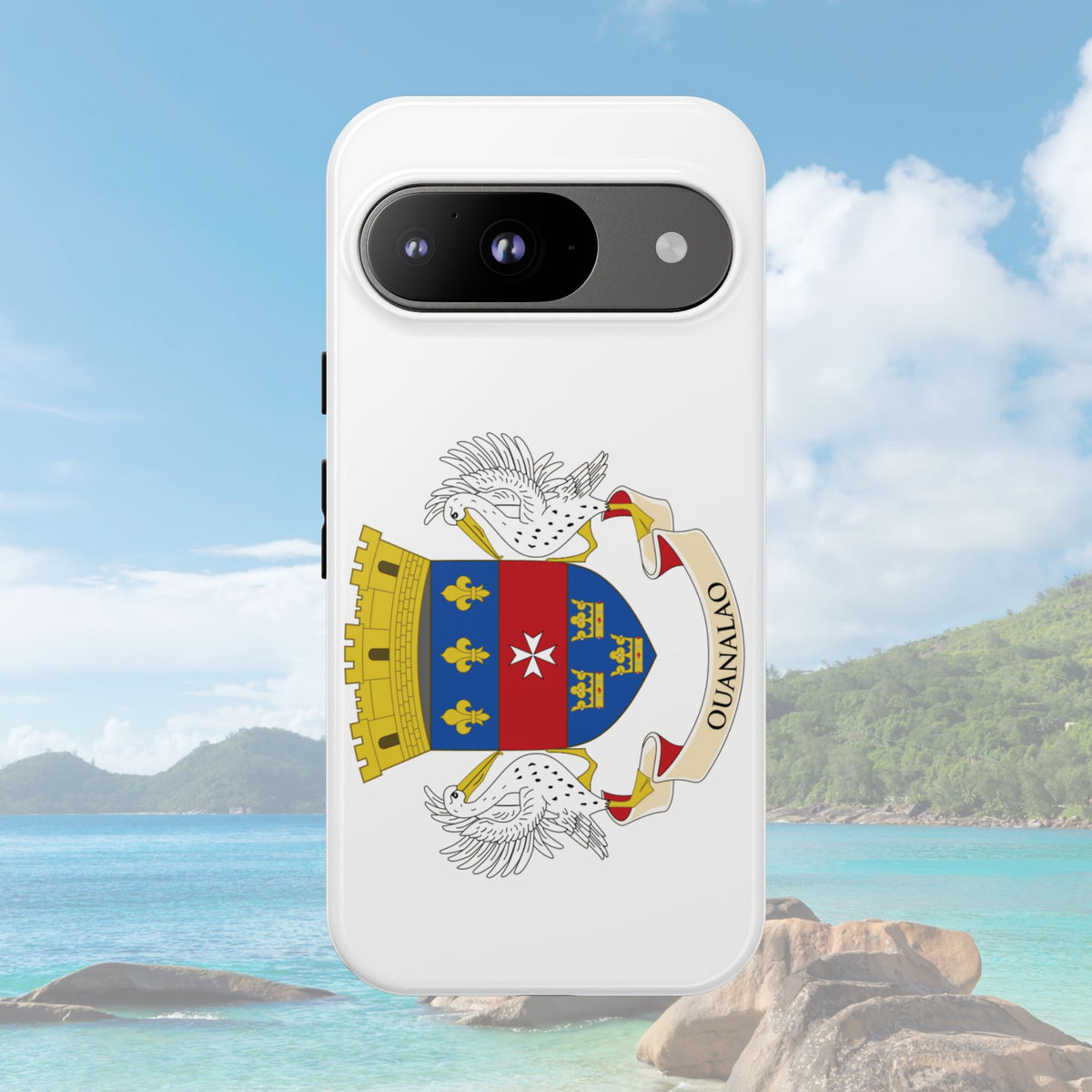St Barthélemy Flag Tough Phone Case - Irie Blues Boutique