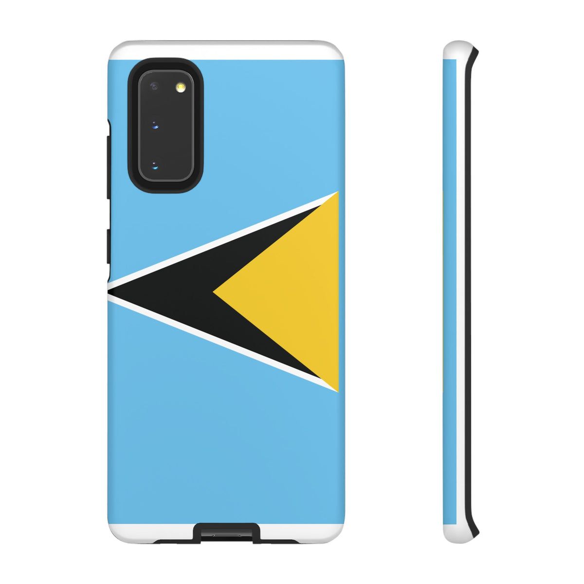 St Lucia Flag Tough Phone Case - Irie Blues Boutique