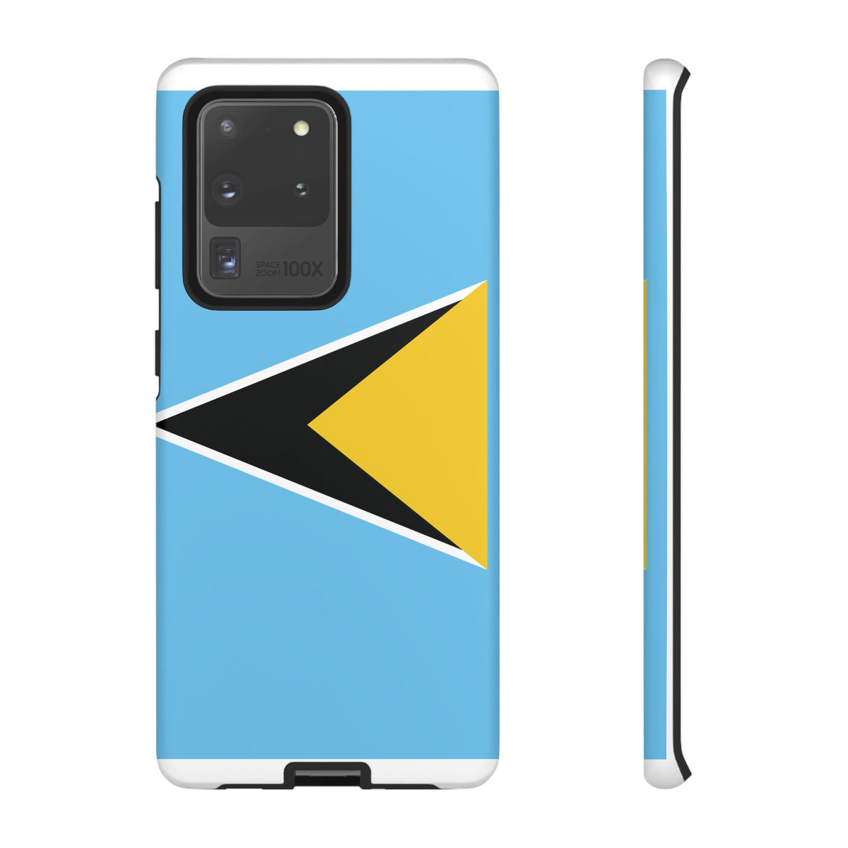 St Lucia Flag Tough Phone Case - Irie Blues Boutique
