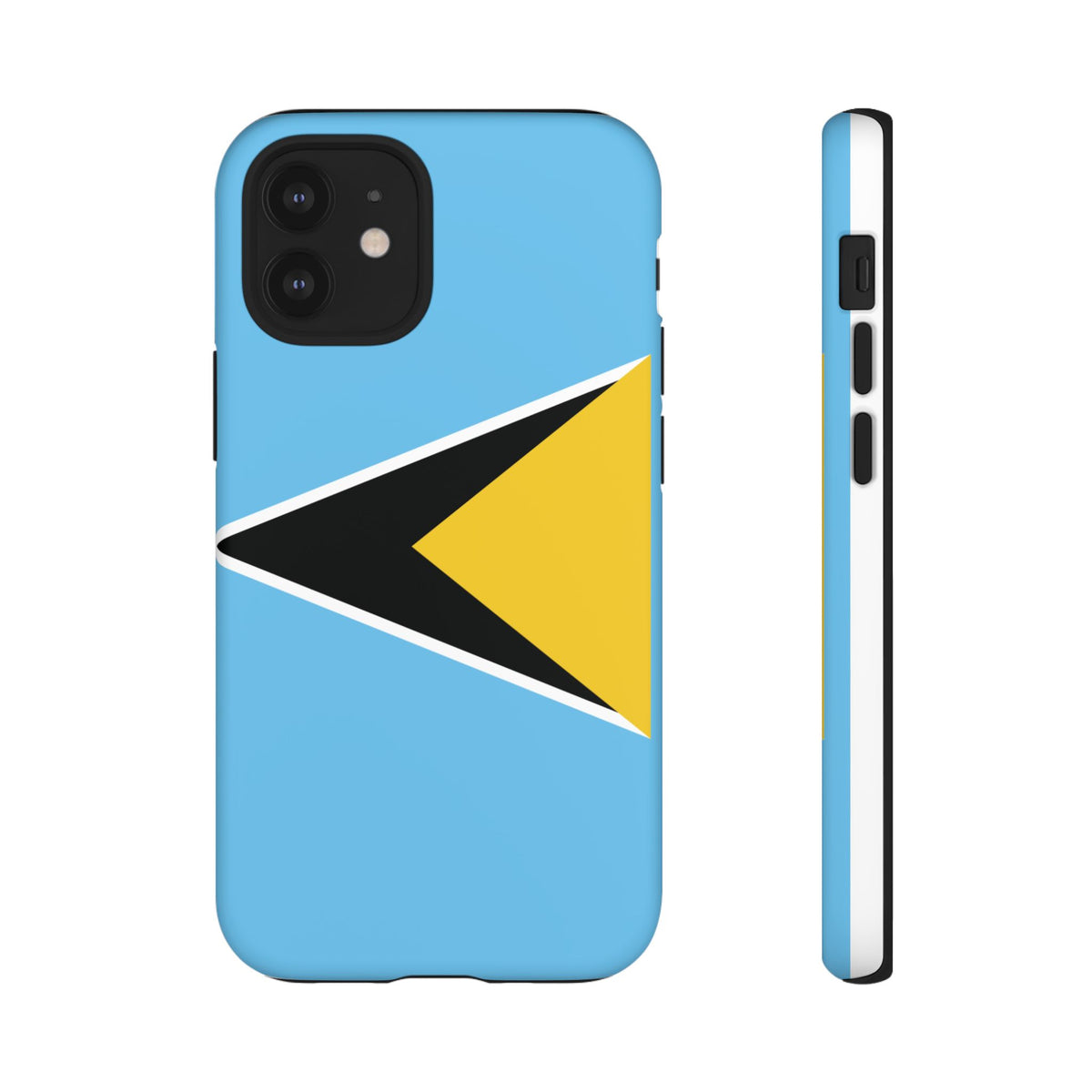 St Lucia Flag Tough Phone Case - Irie Blues Boutique