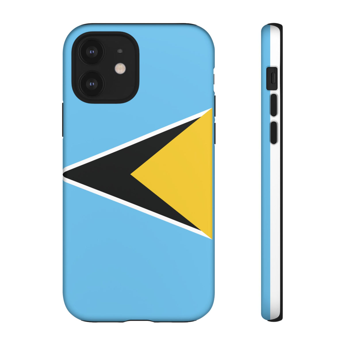 St Lucia Flag Tough Phone Case - Irie Blues Boutique