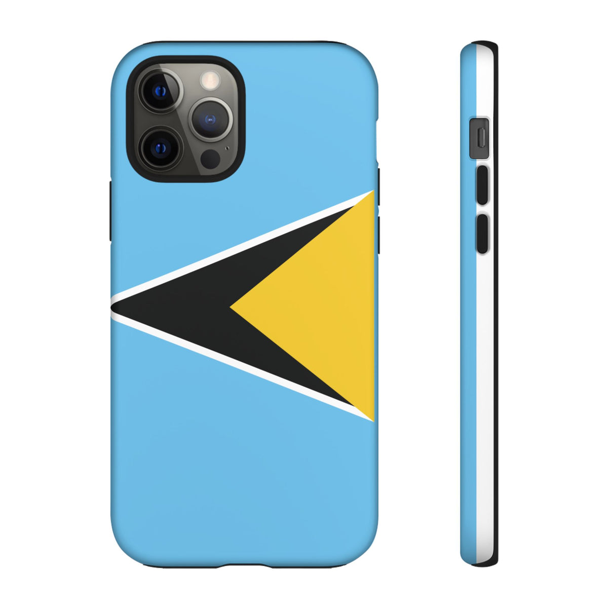 St Lucia Flag Tough Phone Case - Irie Blues Boutique