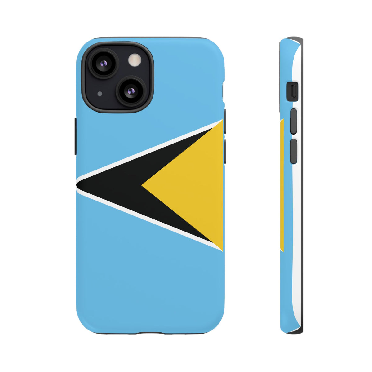St Lucia Flag Tough Phone Case - Irie Blues Boutique