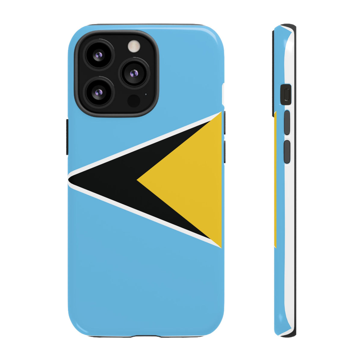 St Lucia Flag Tough Phone Case - Irie Blues Boutique