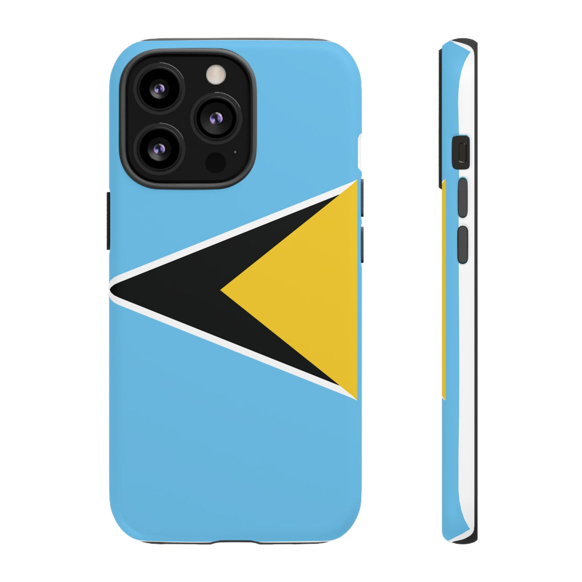 St Lucia Flag Tough Phone Case - Irie Blues Boutique