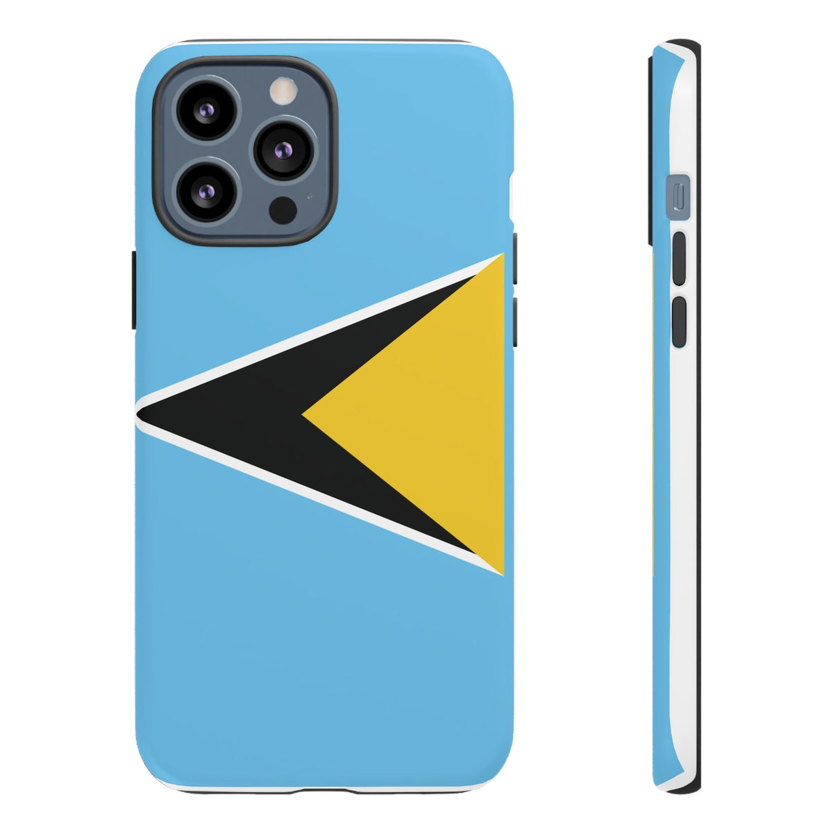 St Lucia Flag Tough Phone Case - Irie Blues Boutique