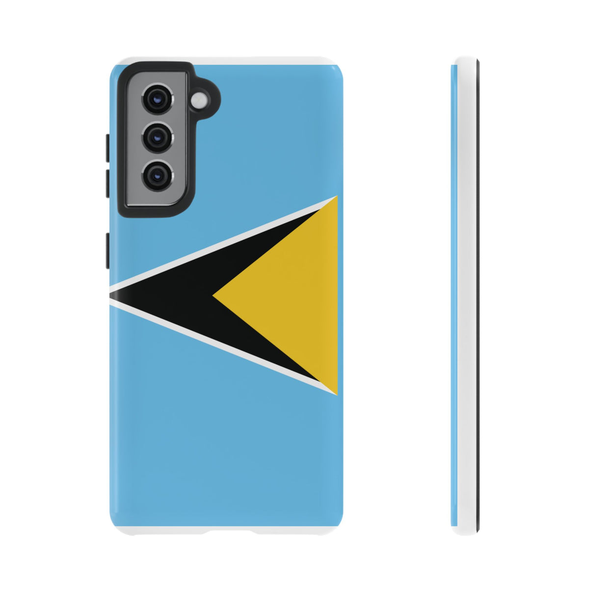 St Lucia Flag Tough Phone Case - Irie Blues Boutique