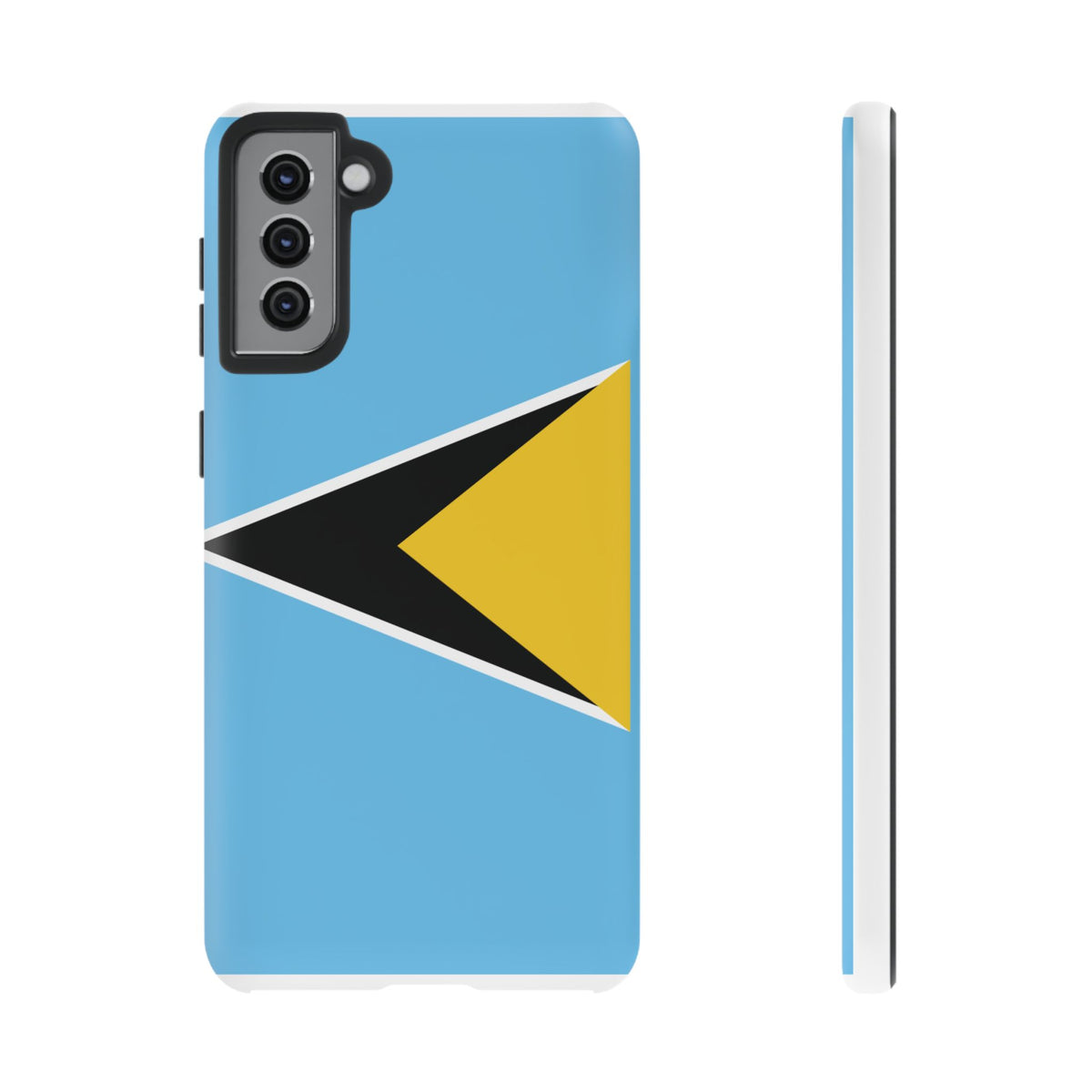St Lucia Flag Tough Phone Case - Irie Blues Boutique
