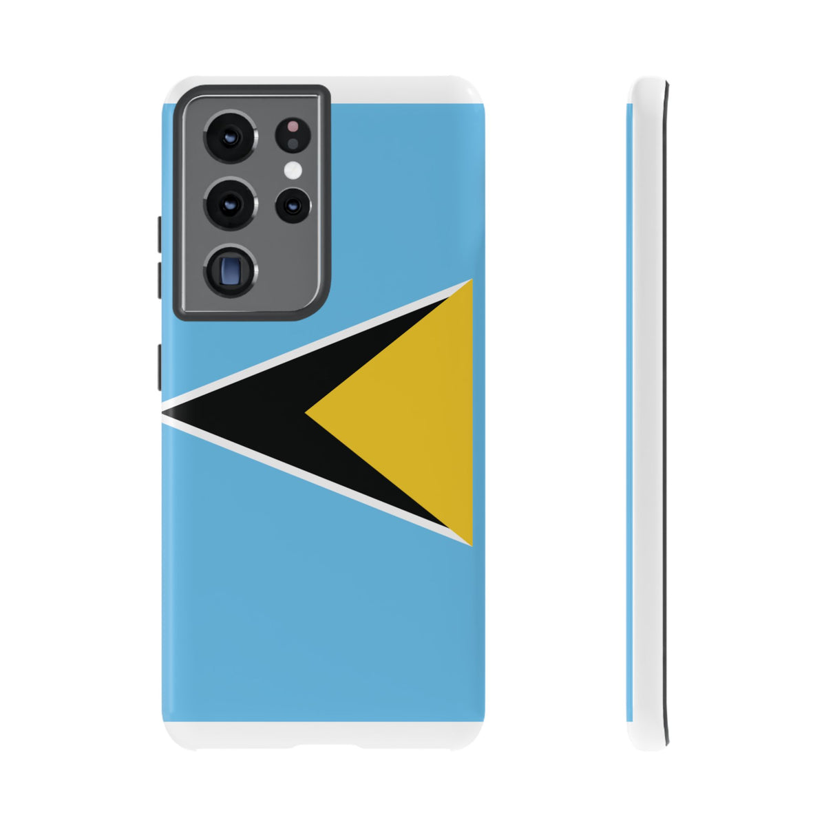 St Lucia Flag Tough Phone Case - Irie Blues Boutique