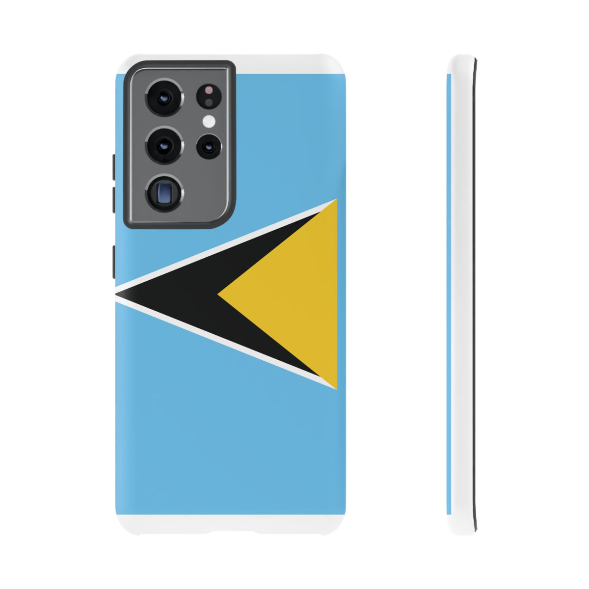 St Lucia Flag Tough Phone Case - Irie Blues Boutique
