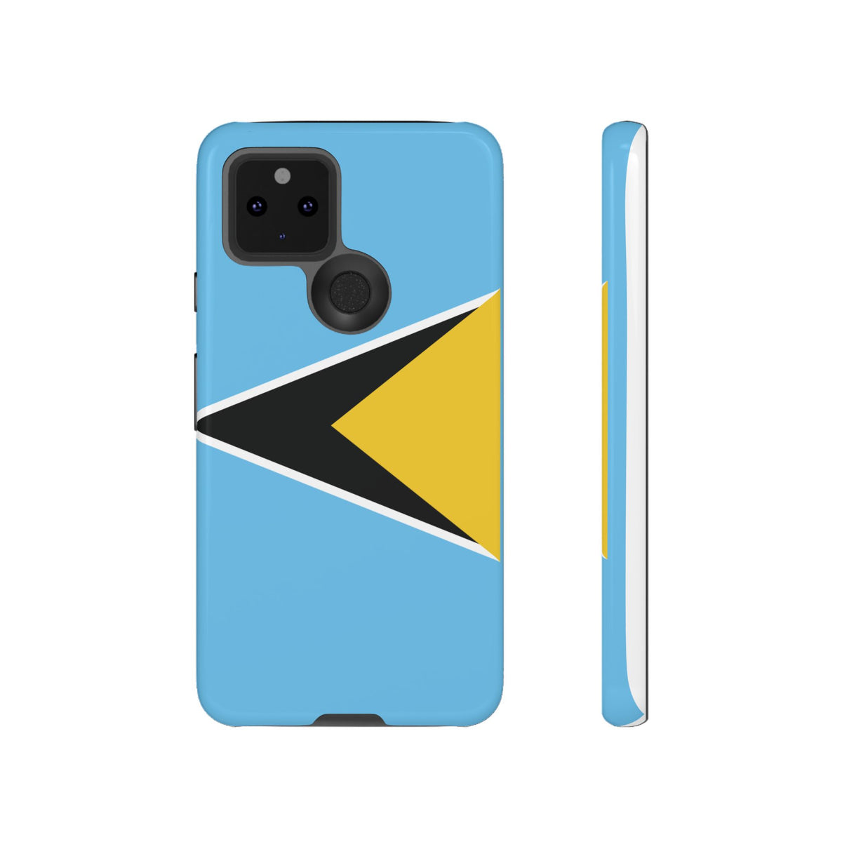 St Lucia Flag Tough Phone Case - Irie Blues Boutique