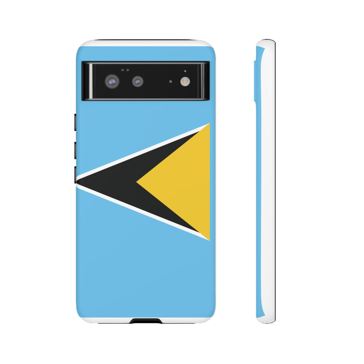 St Lucia Flag Tough Phone Case - Irie Blues Boutique