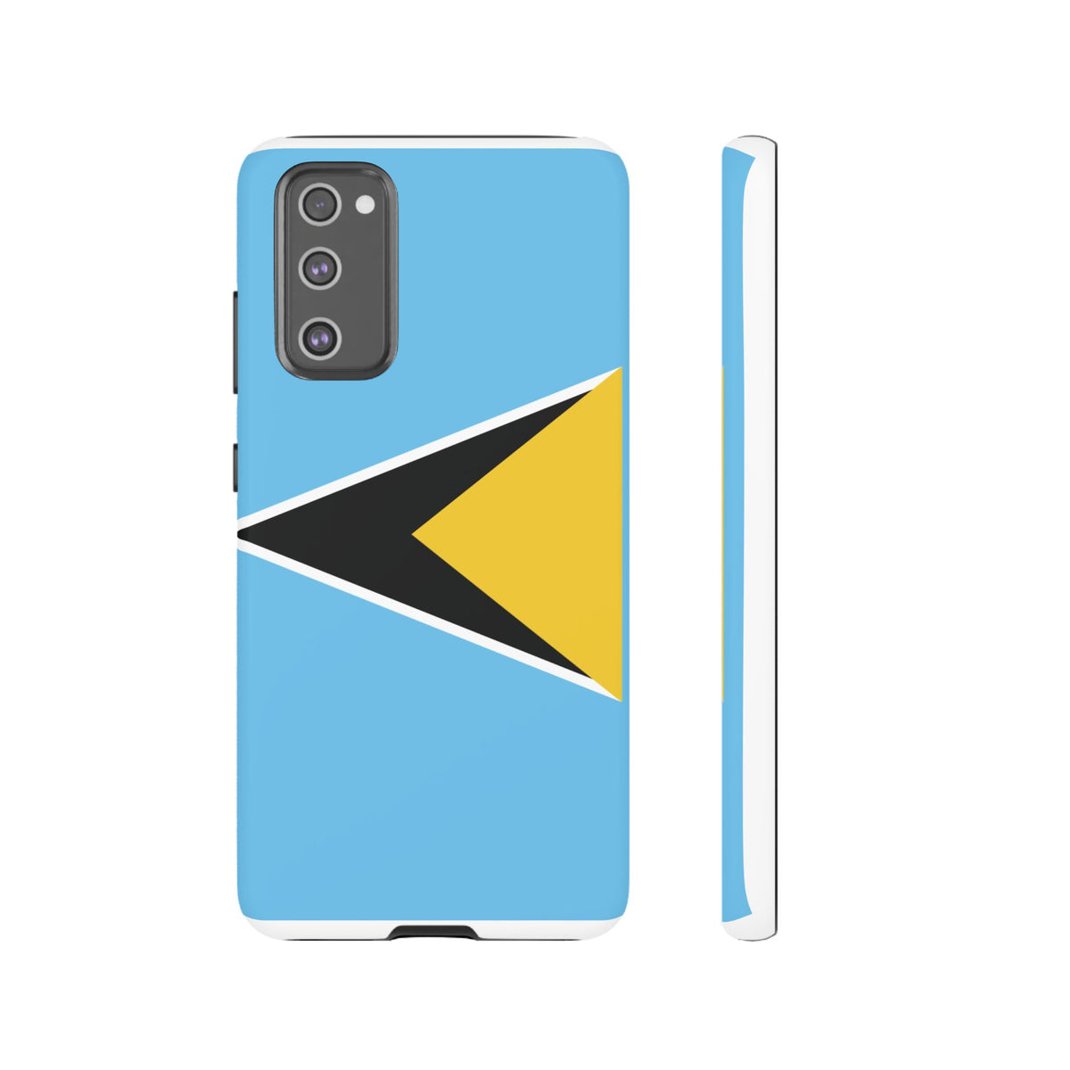 St Lucia Flag Tough Phone Case - Irie Blues Boutique