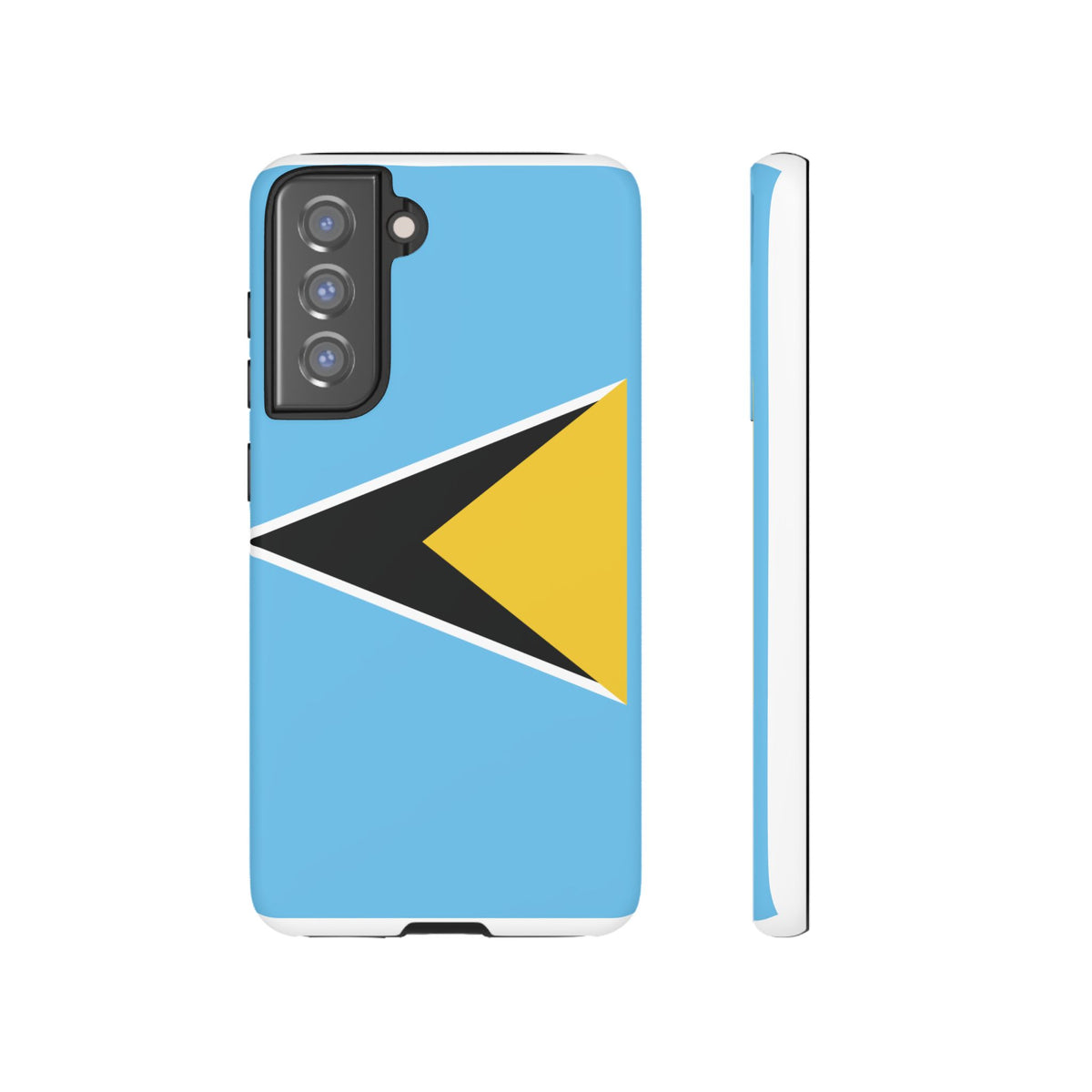 St Lucia Flag Tough Phone Case - Irie Blues Boutique