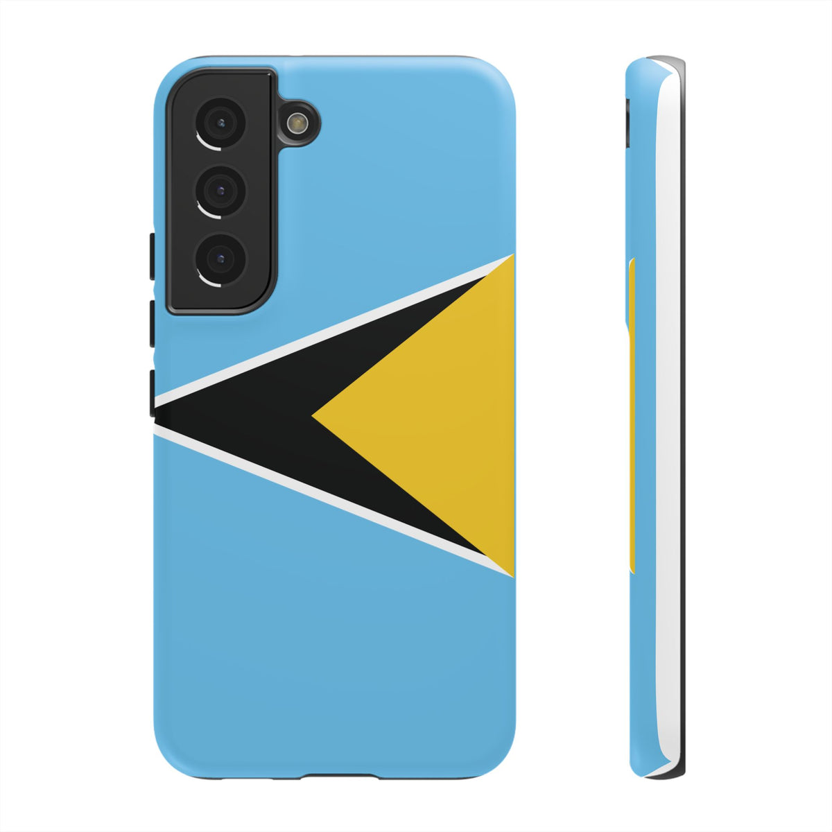 St Lucia Flag Tough Phone Case - Irie Blues Boutique