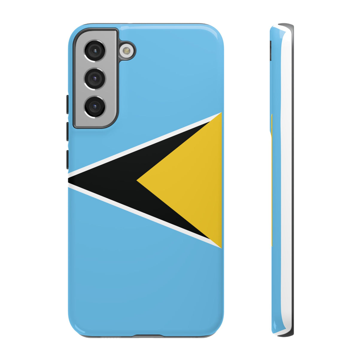 St Lucia Flag Tough Phone Case - Irie Blues Boutique