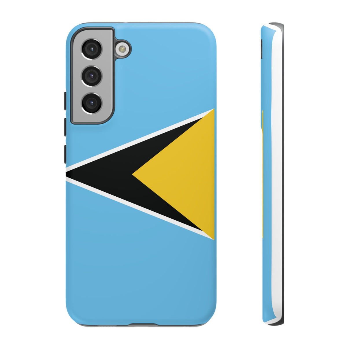 St Lucia Flag Tough Phone Case - Irie Blues Boutique