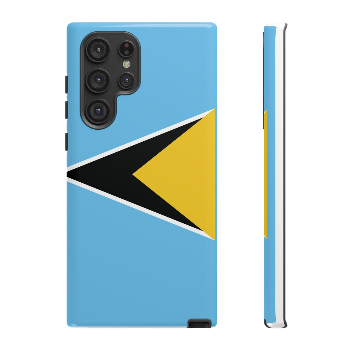 St Lucia Flag Tough Phone Case - Irie Blues Boutique