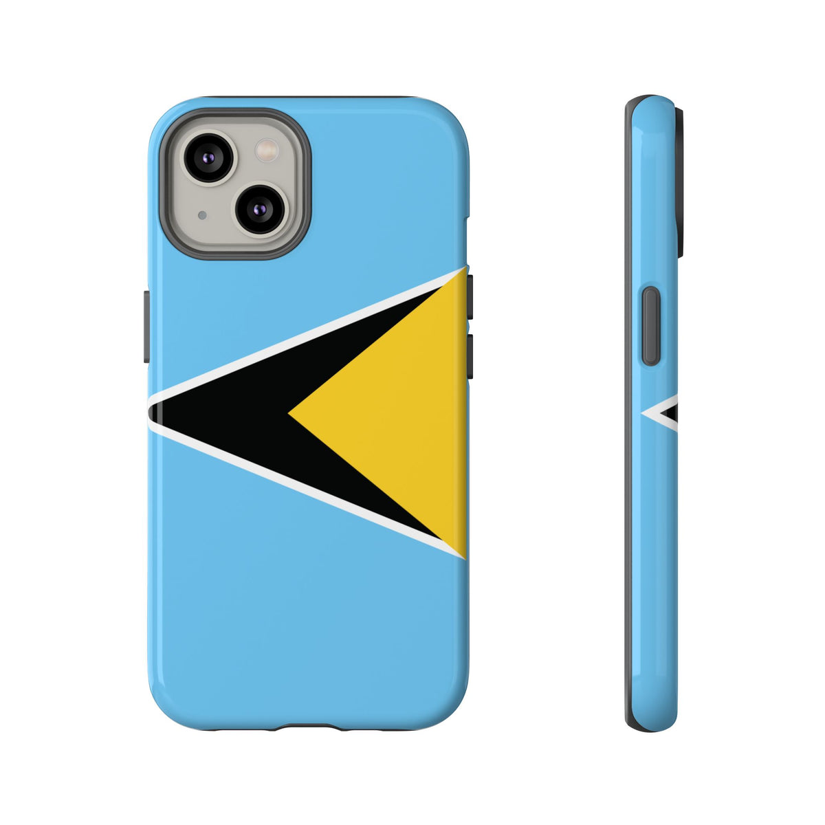 St Lucia Flag Tough Phone Case - Irie Blues Boutique