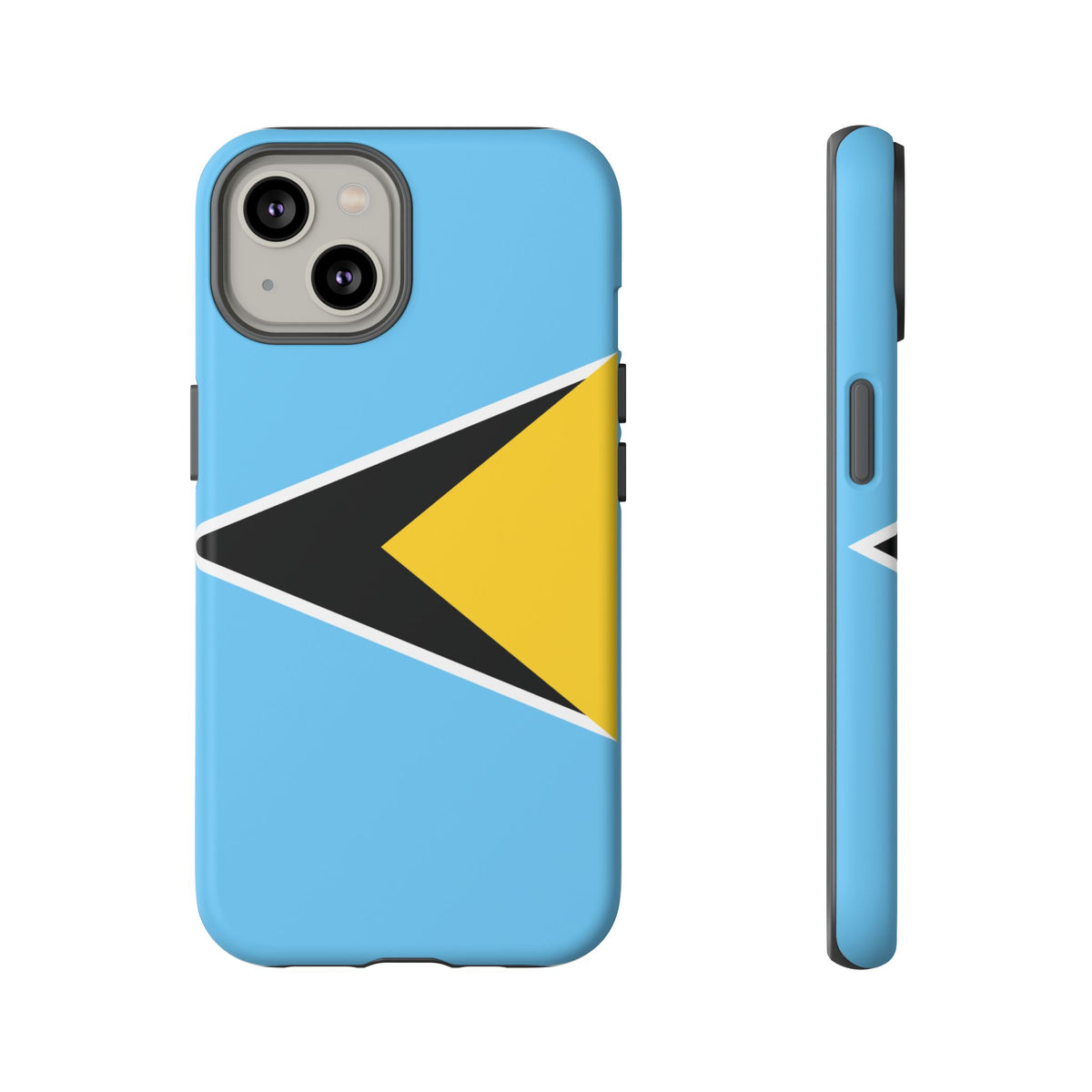 St Lucia Flag Tough Phone Case - Irie Blues Boutique