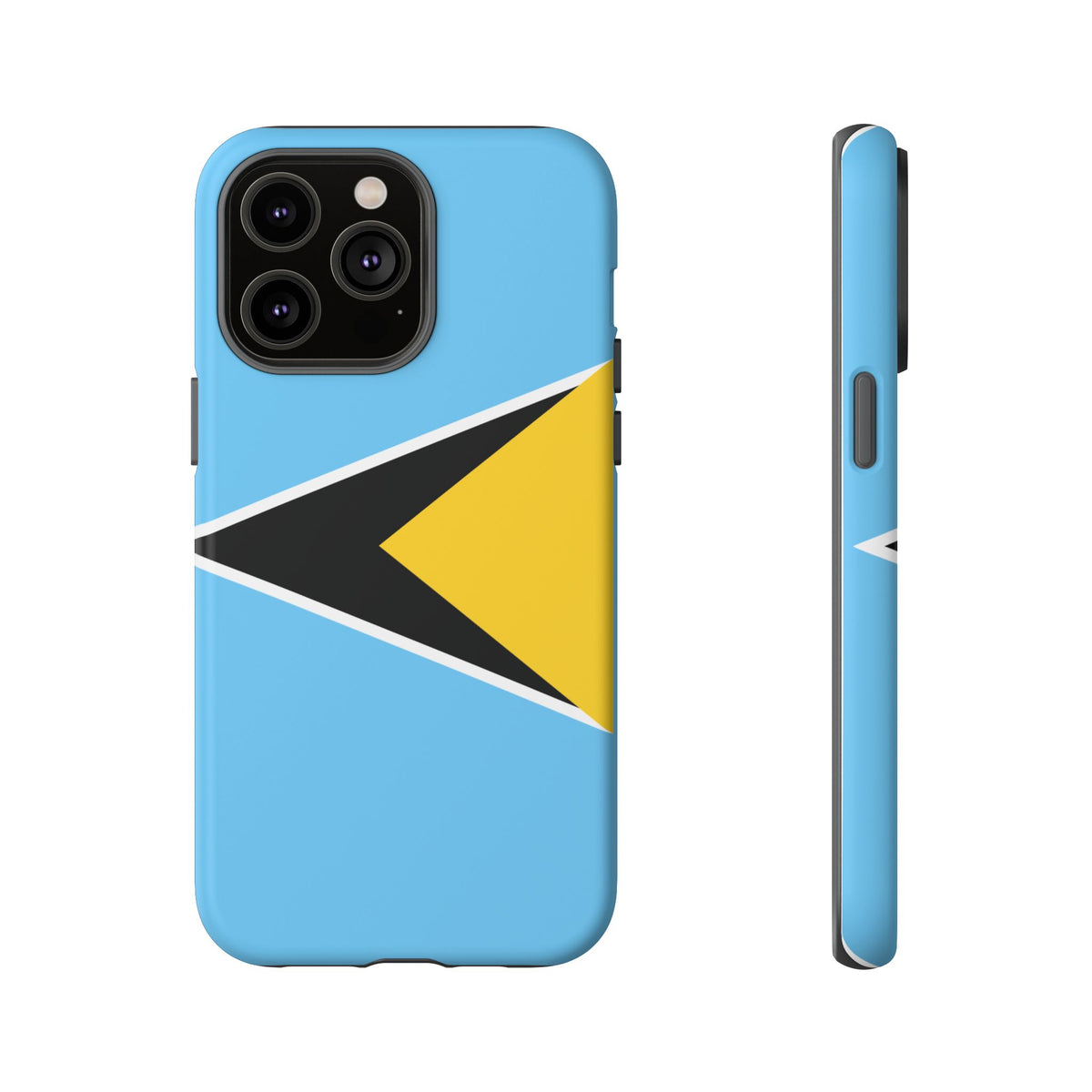 St Lucia Flag Tough Phone Case - Irie Blues Boutique