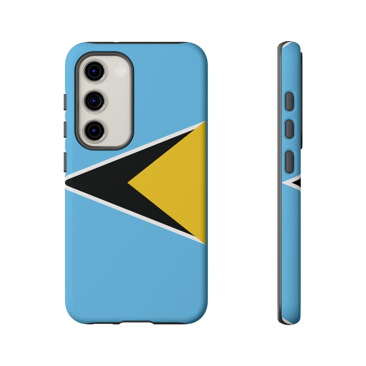 St Lucia Flag Tough Phone Case - Irie Blues Boutique