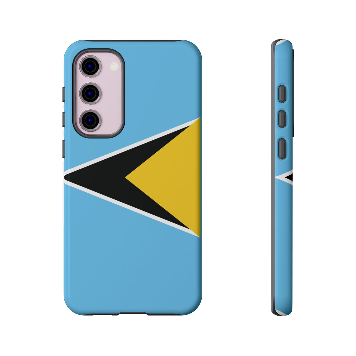 St Lucia Flag Tough Phone Case - Irie Blues Boutique