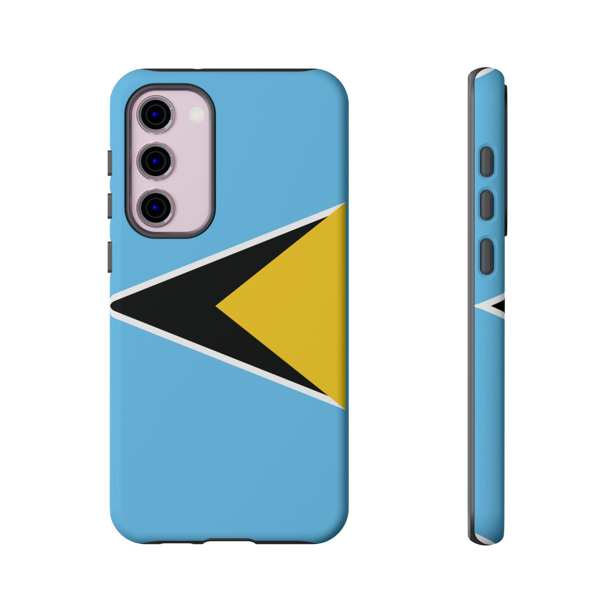 St Lucia Flag Tough Phone Case - Irie Blues Boutique