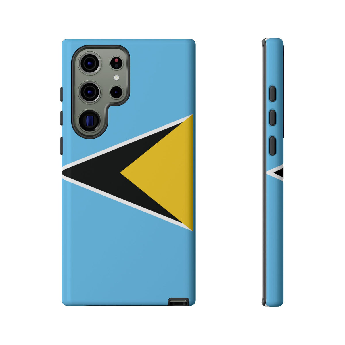 St Lucia Flag Tough Phone Case - Irie Blues Boutique