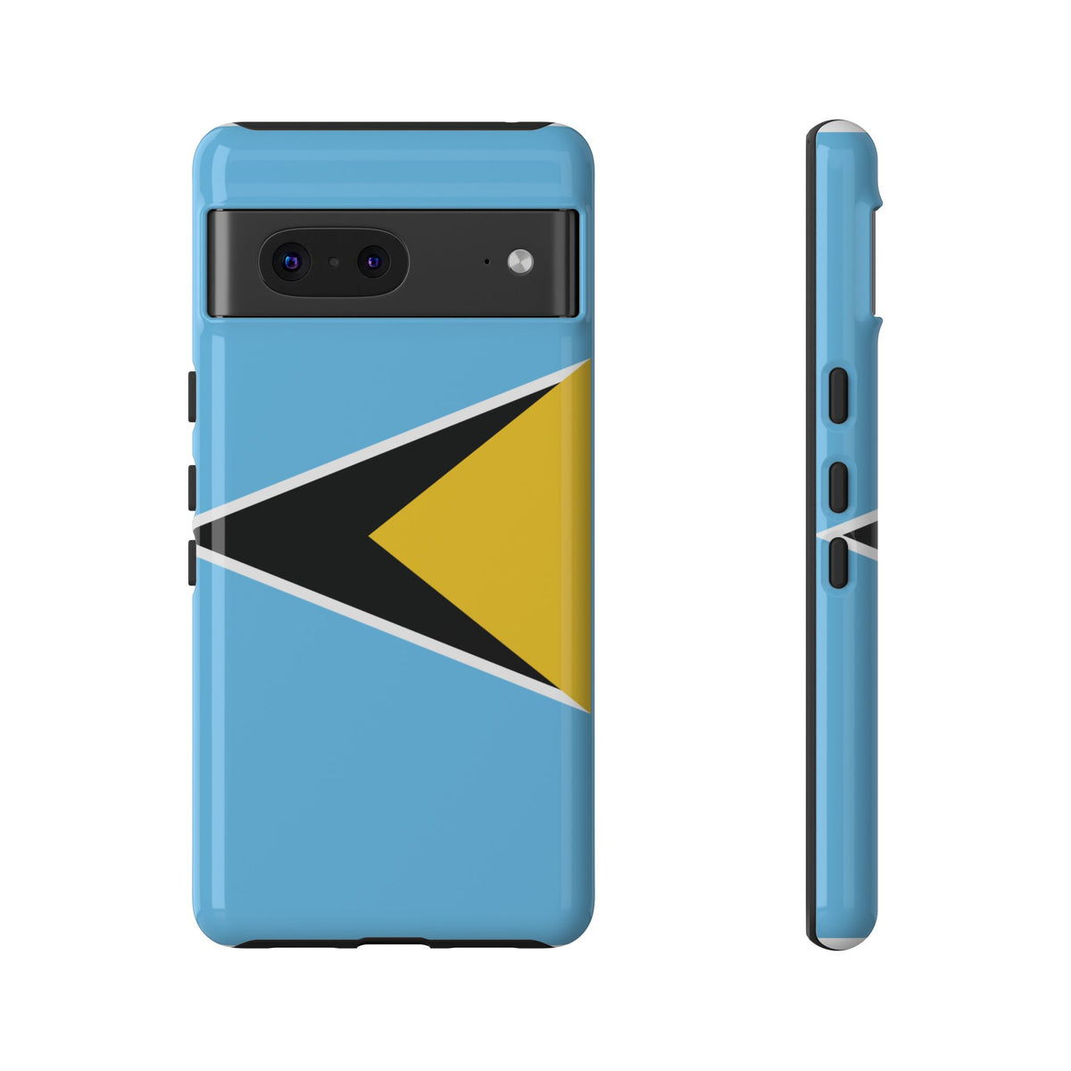 St Lucia Flag Tough Phone Case - Irie Blues Boutique